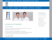 Tablet Screenshot of dr-schaefer-praxis.de